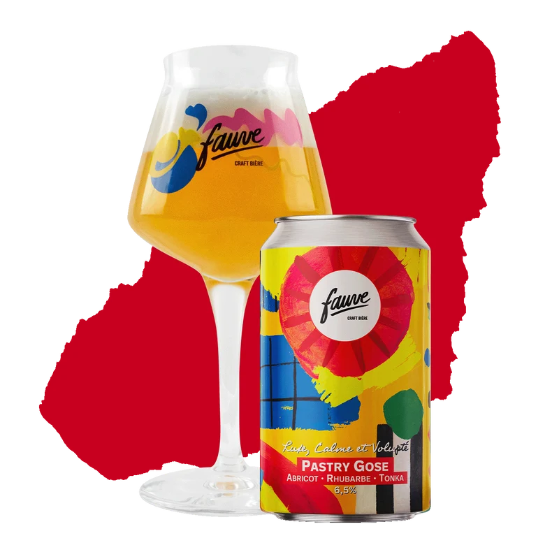 Luxe, Calme et Volupté - Pastry Gose Abricot, Rhubarbe, Tonka, Sel de Guérande - 33cL