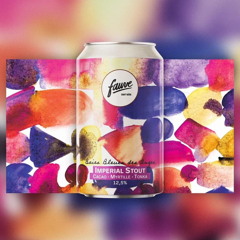 Baies Bleues des Anges - Imperial Stout Cacao Myrtille Fève Tonka 33cL