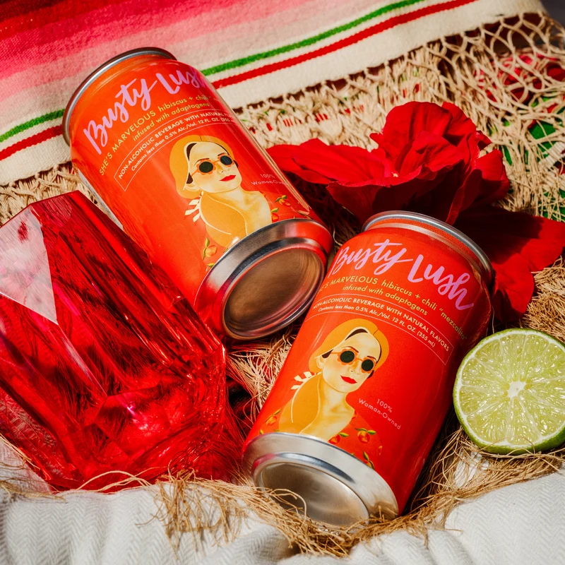 She's Marvelous Hibiscus + Chili 'Mezcalita' Craft Mocktail 12-Pack