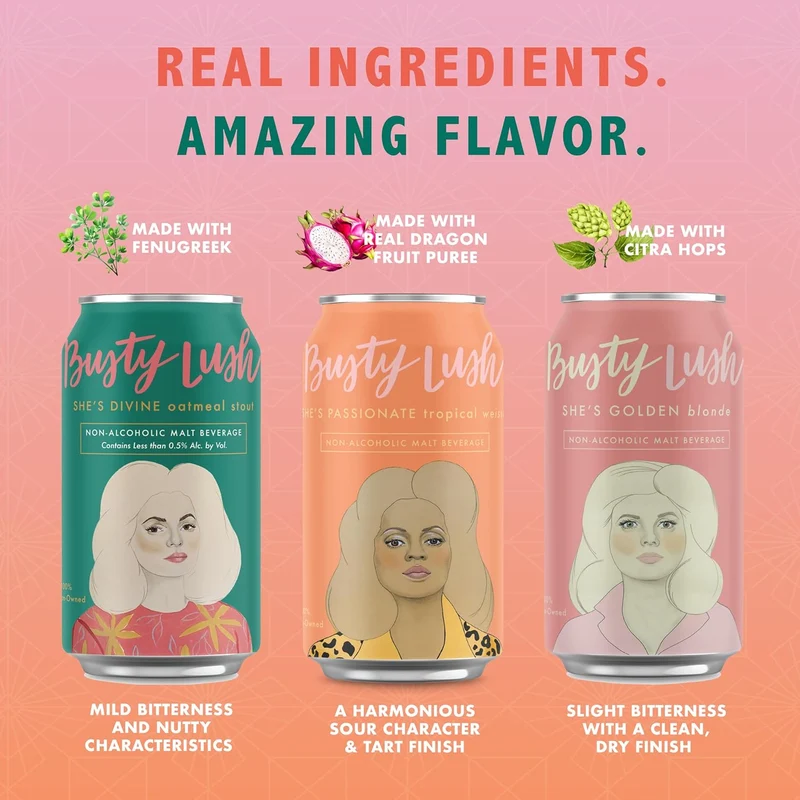 NA Craft Beer Variety 12-Pack with She’s Golden, She’s Divine, She’s Passionate
