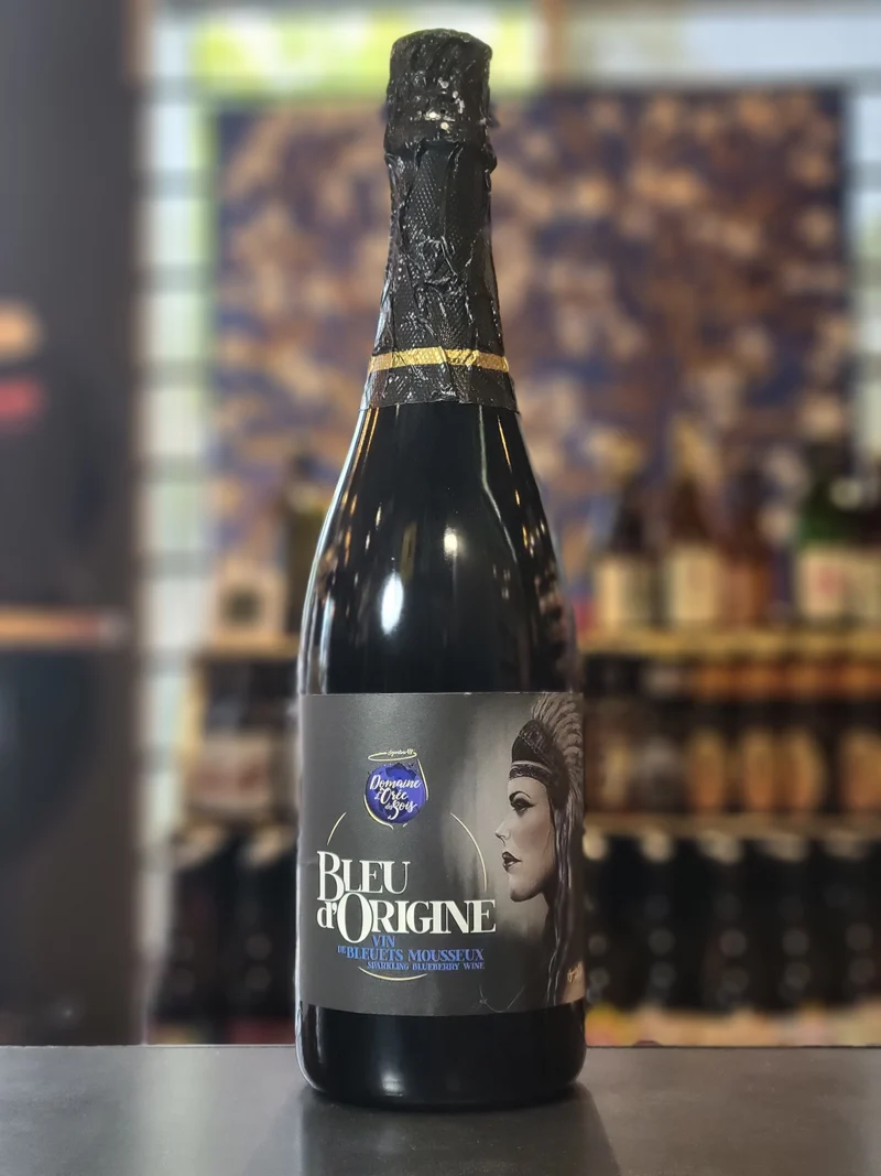 Bleu d'origine - Vin de bleuets mousseux