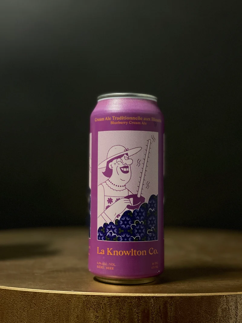 Cream Ale Traditionnelle aux Bleuets