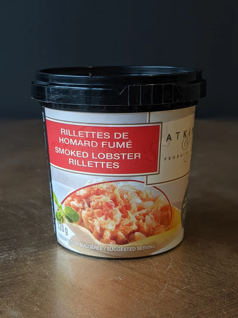 Rillettes de homard fumé