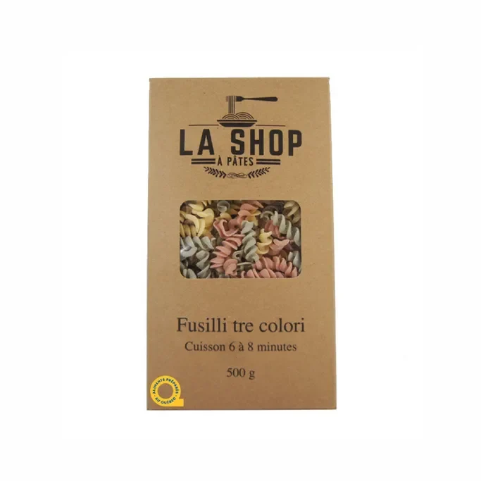 Fusilli tre colori