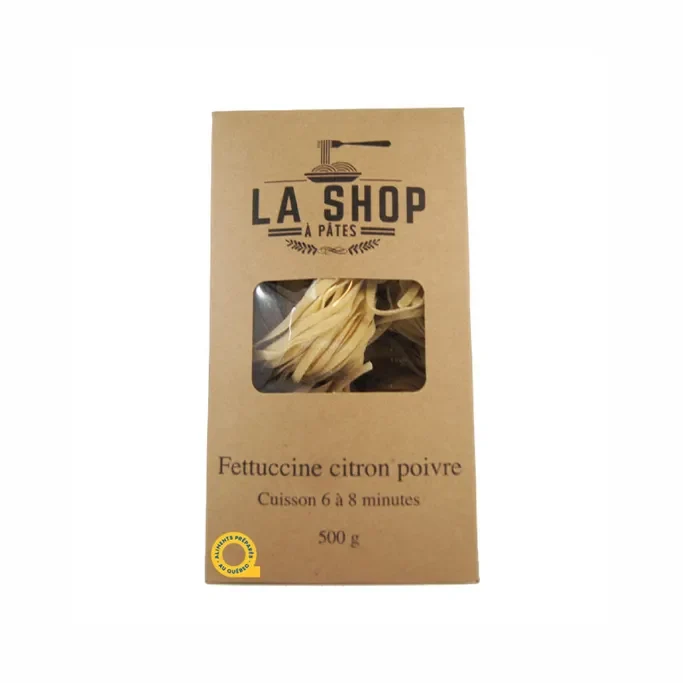 Fettuccine citron poivre
