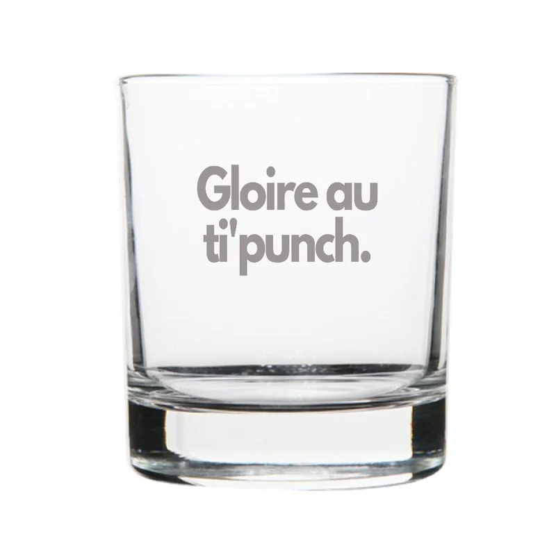 Verre a rhum gravé - Islande 20cL