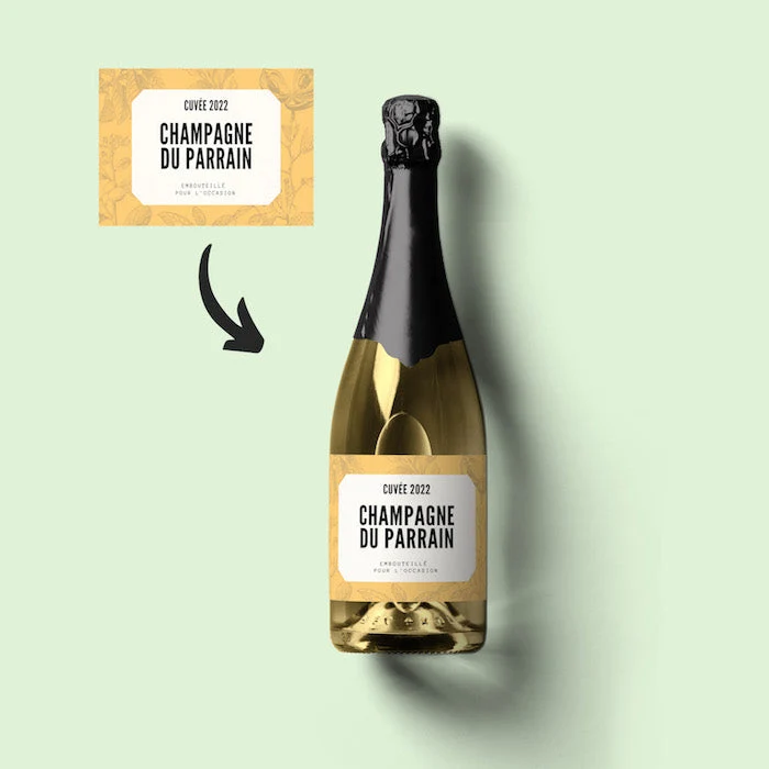 Cuvée avec année - champagne du parrain