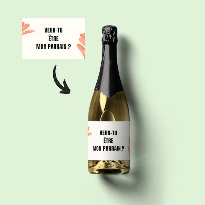 Champagne - Veux-tu être mon parrain ?