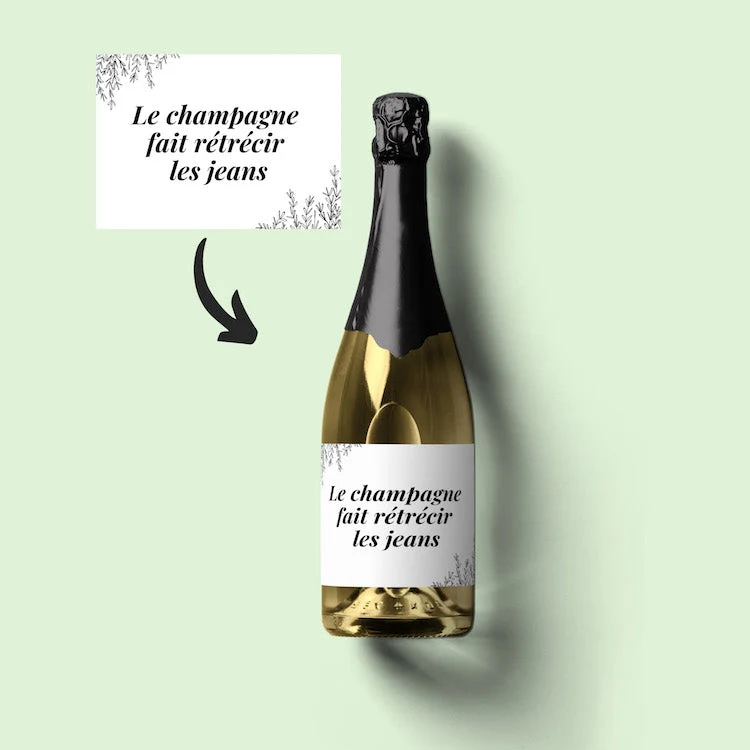 Le champagne fait rétrécir les jeans