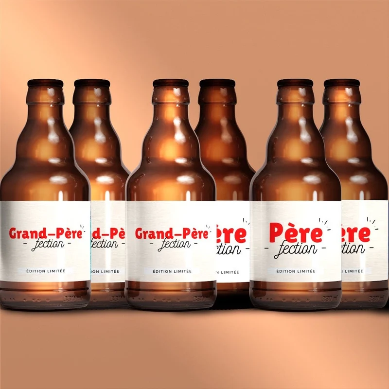 Coffret 3 bouteilles Père-fection + 3 bouteilles Grand-Père-fection