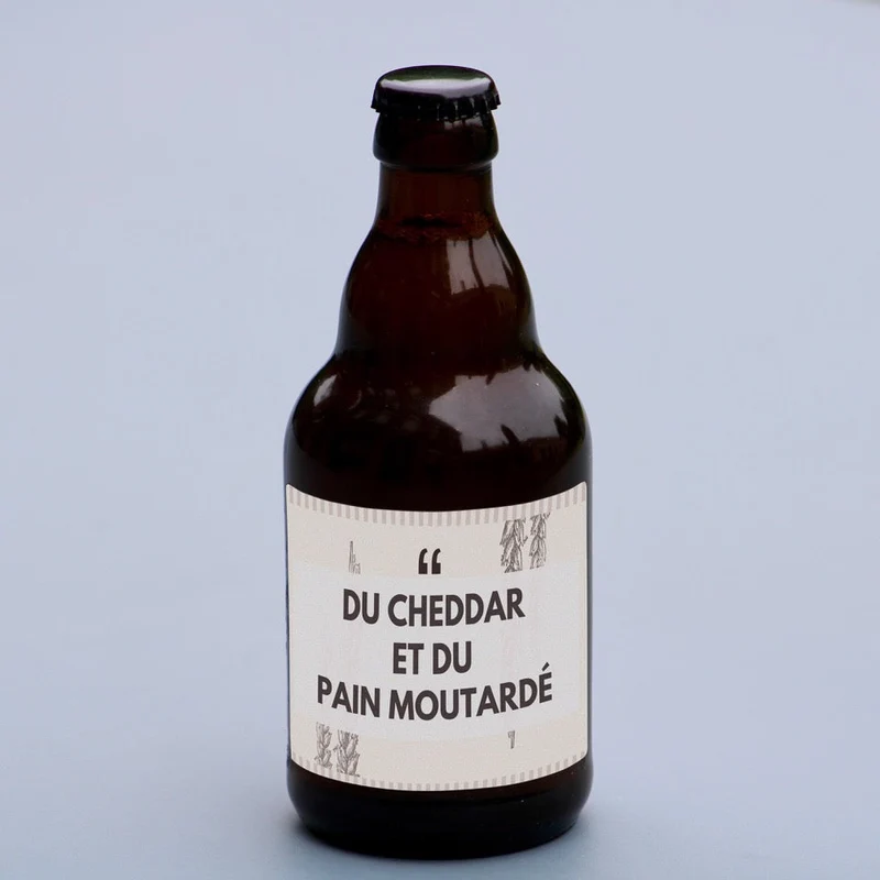 Du cheddar et du pain moutardé