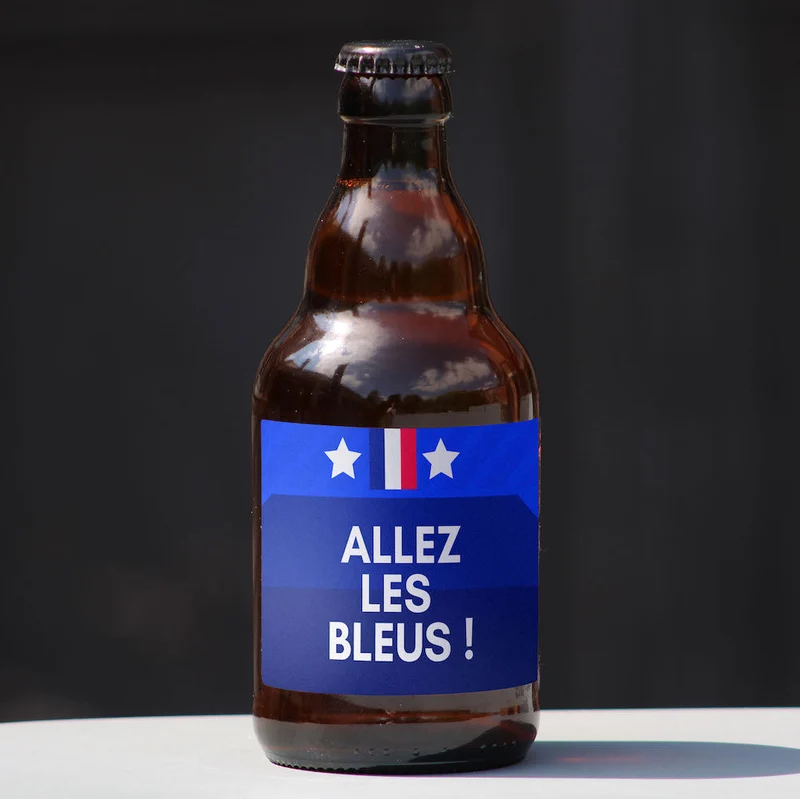 Bière allez les bleus
