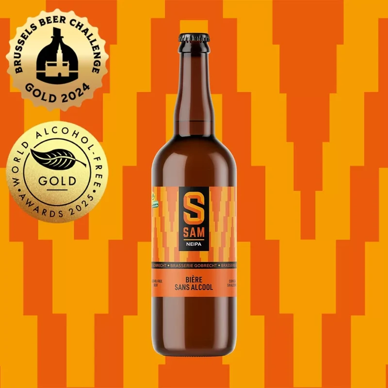 Bière SAM NEIPA sans alcool 0,5% - bouteille 75 cl