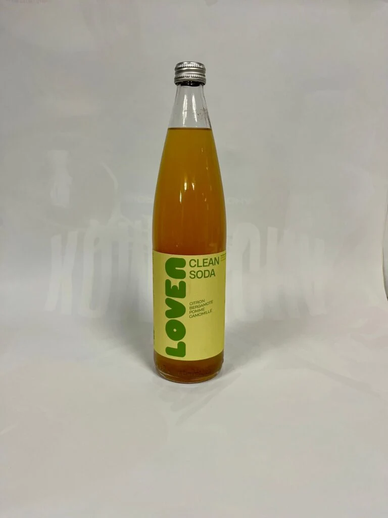 LOVEN CLEAN SODA Citron, Bergamote, Pomme & Camomille - 75 cl
