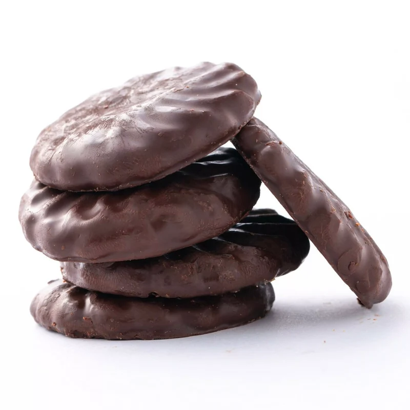 Santa Speculoos enrobés de chocolat noir