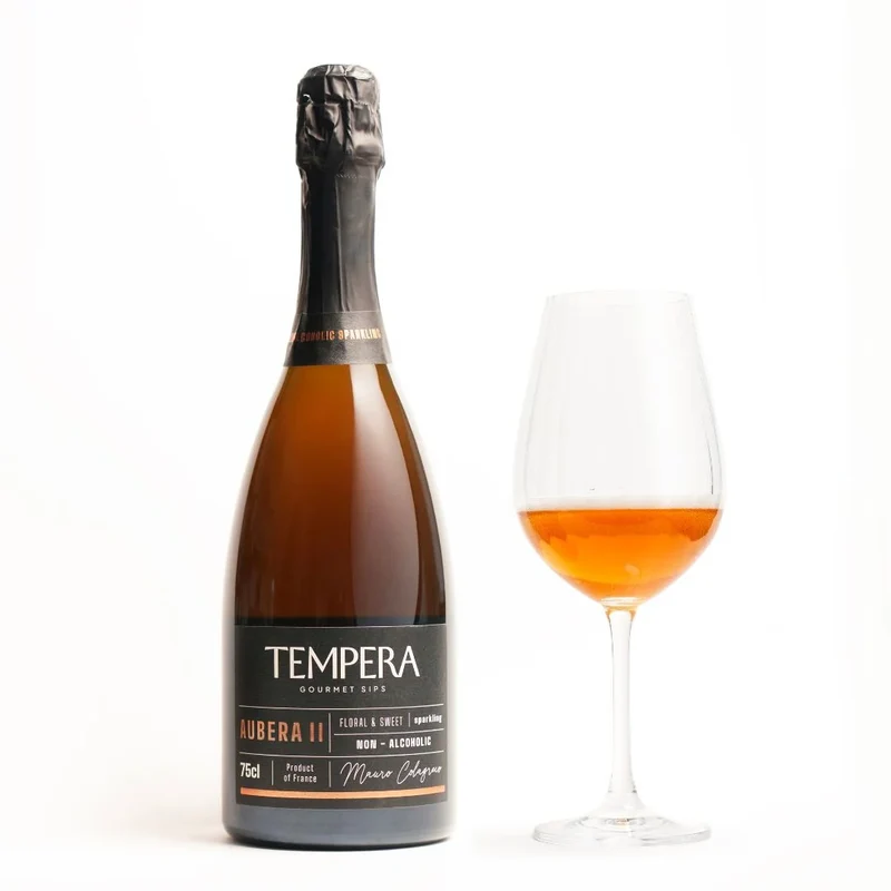 ETERNA II, le pétillant original sans alcool - Boisson gastronomique effervescente sans alcool de Tempera