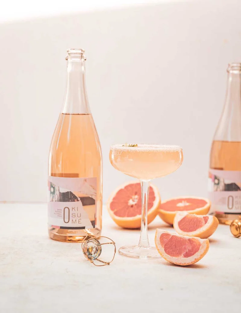Effervescent rosé Kisumé sans alcool 0,0%