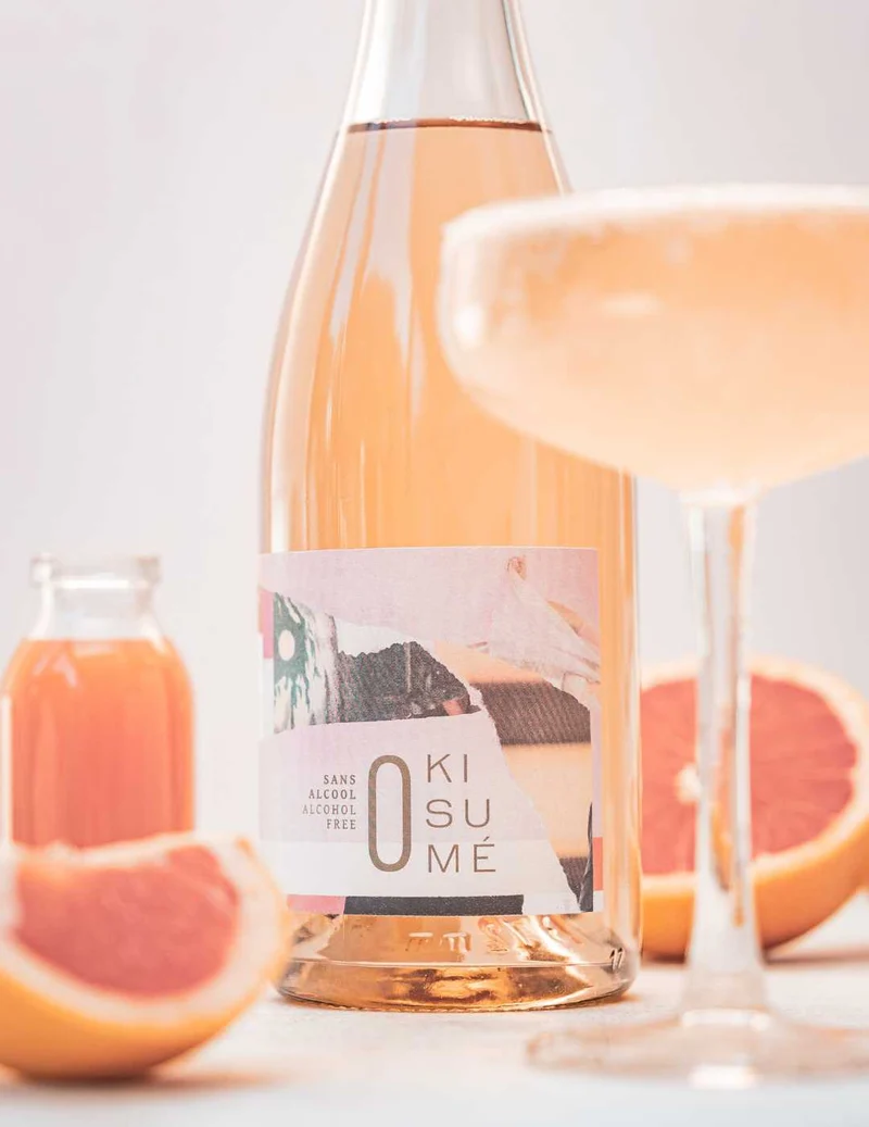 Effervescent rosé Kisumé sans alcool 0,0%