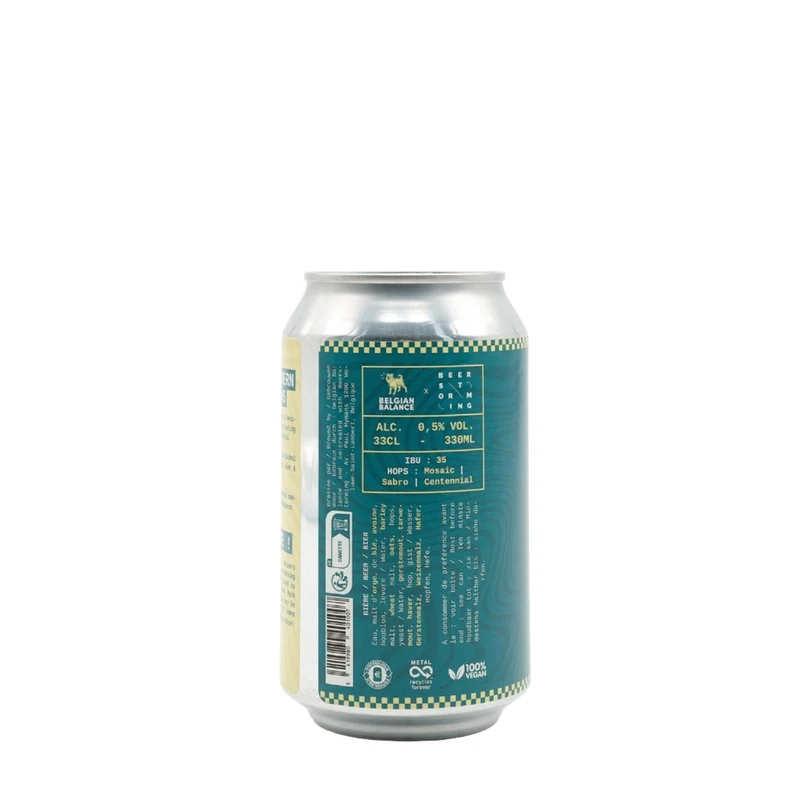 Belgian Balance - Non Alcoholic IPA - Brasserie Beerstorming X Belgian Balance