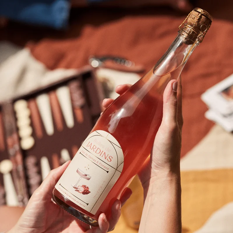 Bulles de Rose & Gingembre Jardins - 75 cl