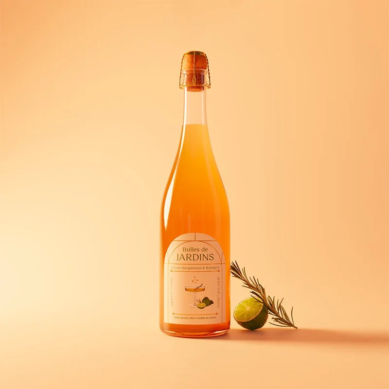 Bulles de Citron Bergamote & Romarin Jardins - 75 cl