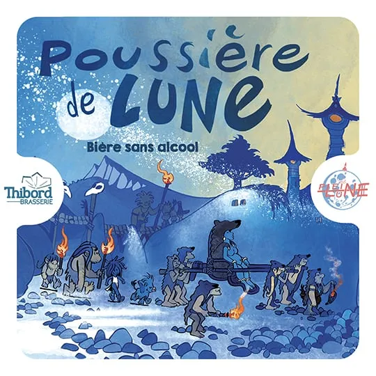 Bière Poussière de Lune 0,5% - 75 cl