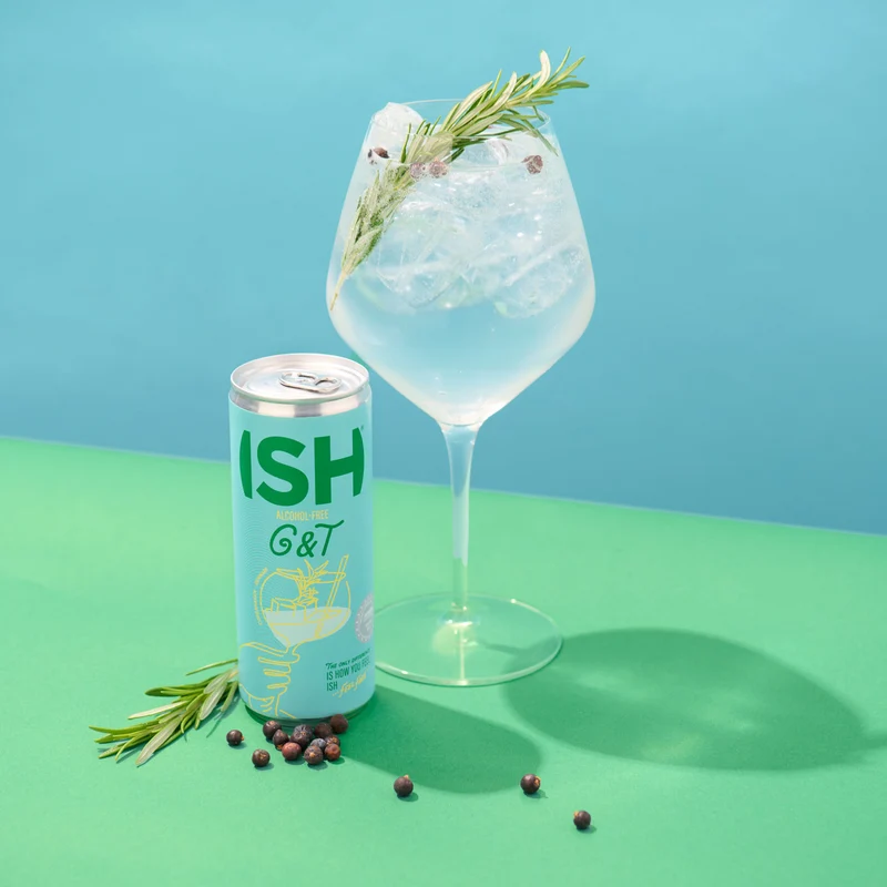 Cocktail G&T ISH sans alcool 0,5%