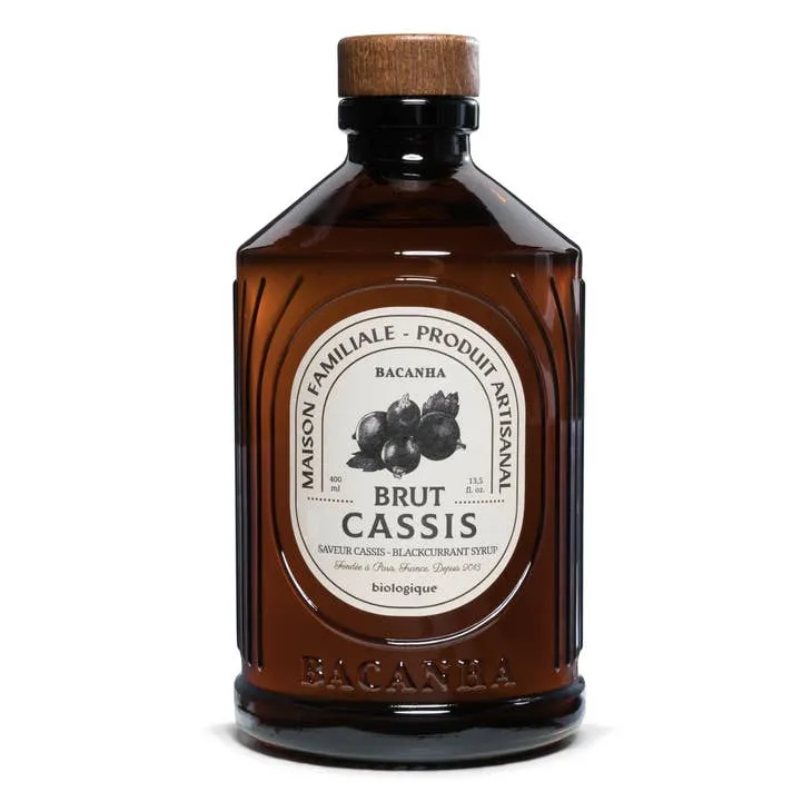 Sirop Cassis Brut Biologique - Bacanha