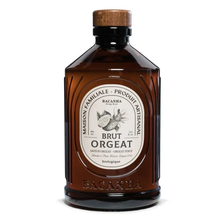 Sirop Orgeat Brut Biologique - Bacanha