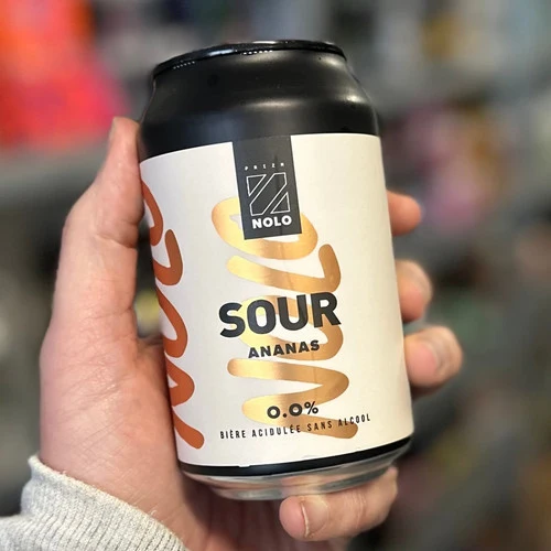 Bière PRIZM NOLO Sour ananas sans alcool 0%