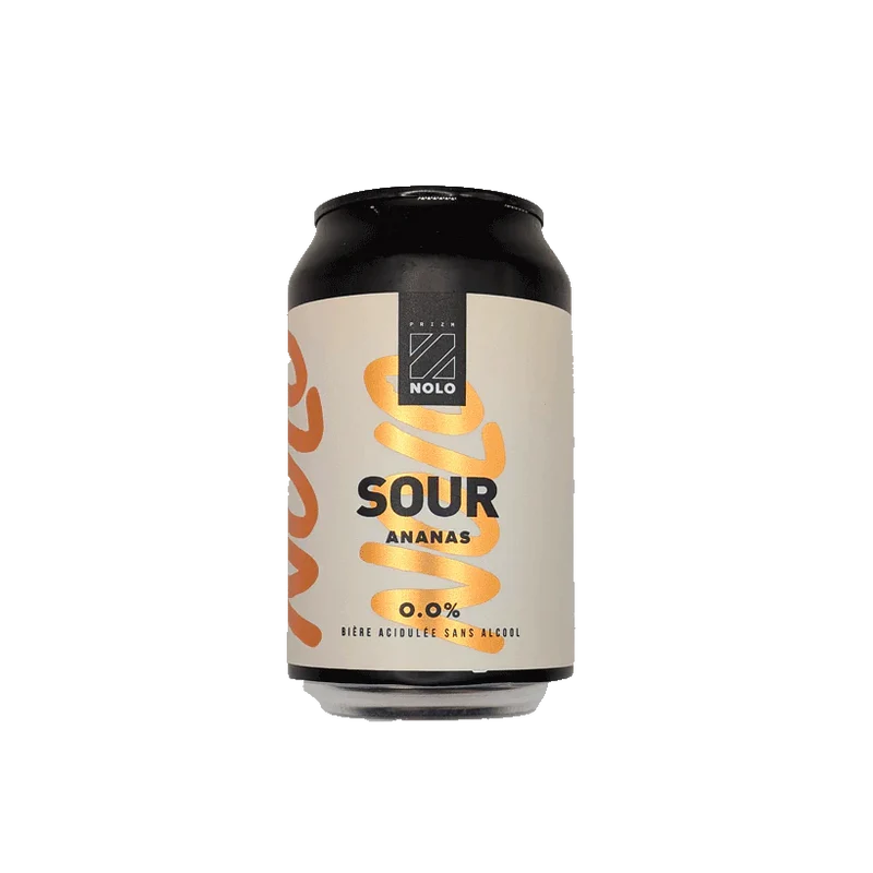 Bière PRIZM NOLO Sour ananas sans alcool 0%