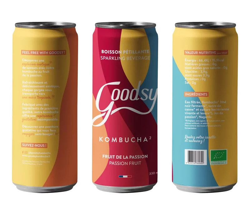 Kombucha Goodsy fruit de la passion