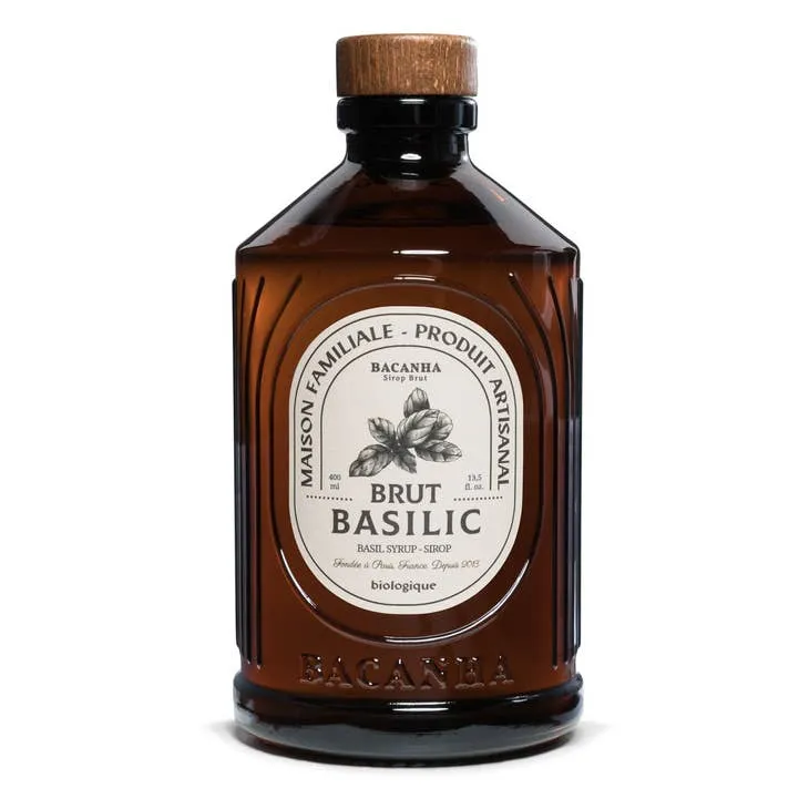 Sirop de Basilic Brut Biologique - Bacanha