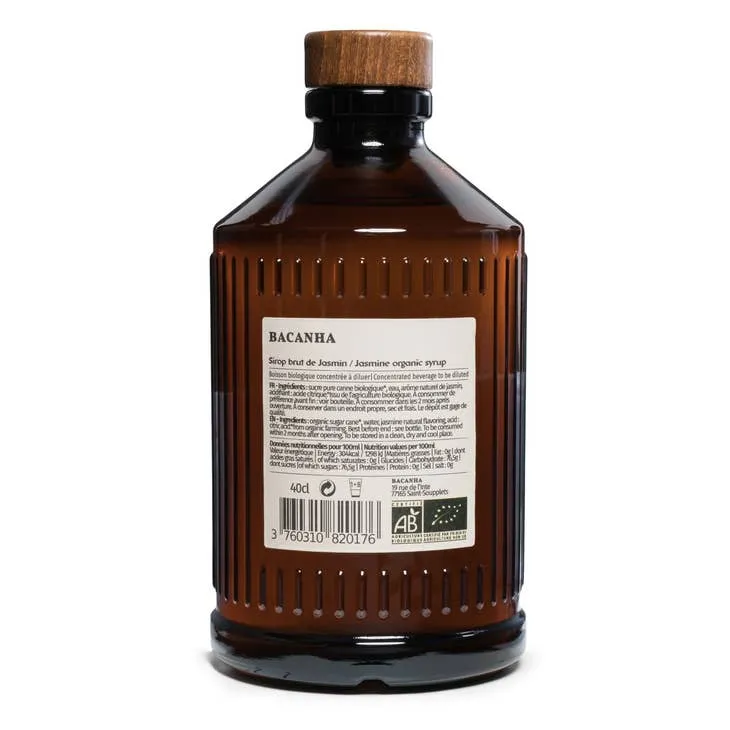 Sirop de Jasmin Brut Biologique - Bacanha