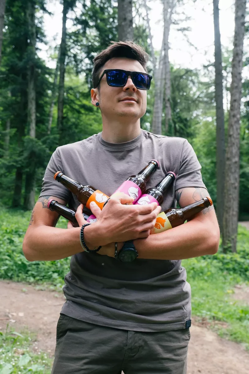 Bière fruits rouges RUN'HARD sans alcool 0,4% - 75 cl