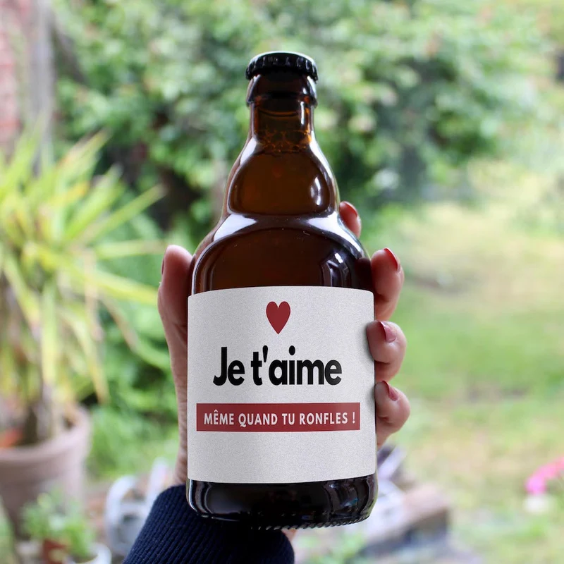 Bière je t'aime même quand tu ronfles