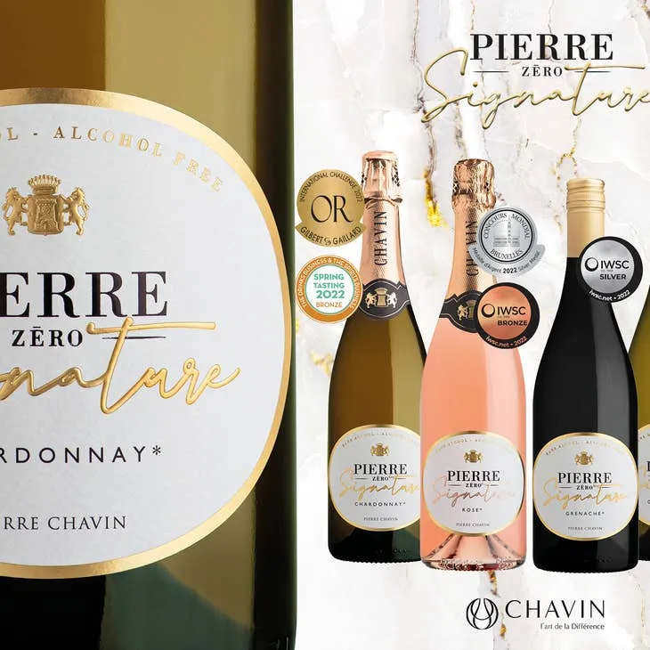 Effervescent blanc Pierre Zéro Signature 0,5% sans alcool