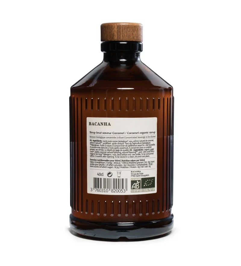 Sirop de Caramel Brut Biologique - Bacanha