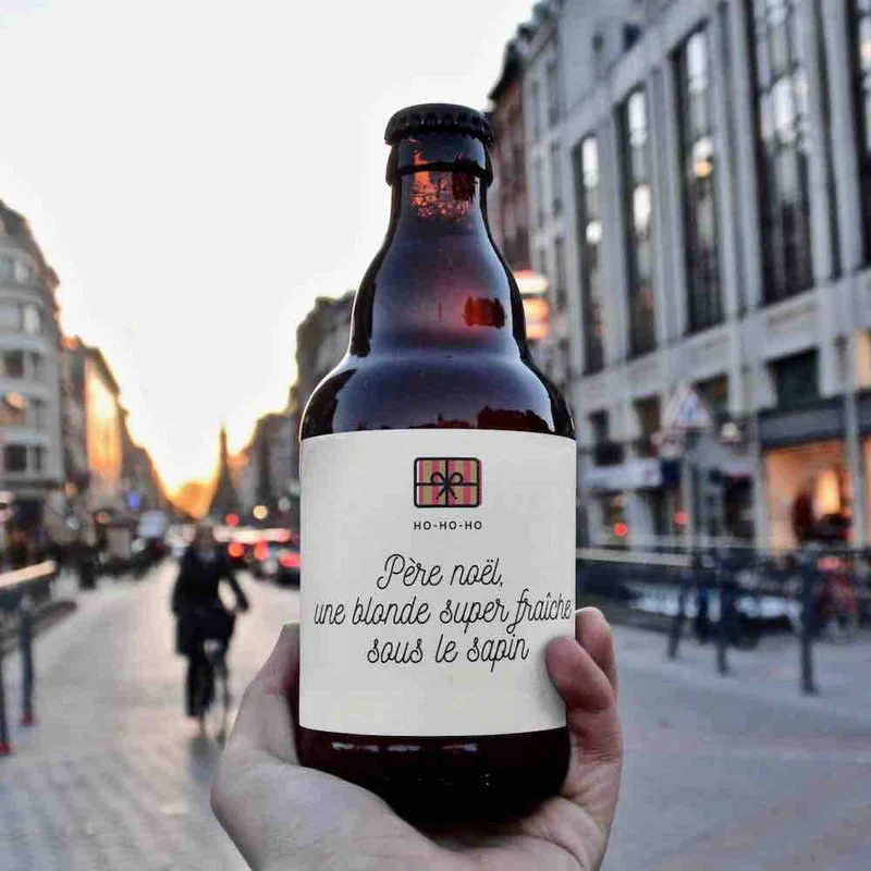 Bière une blonde super fraiche