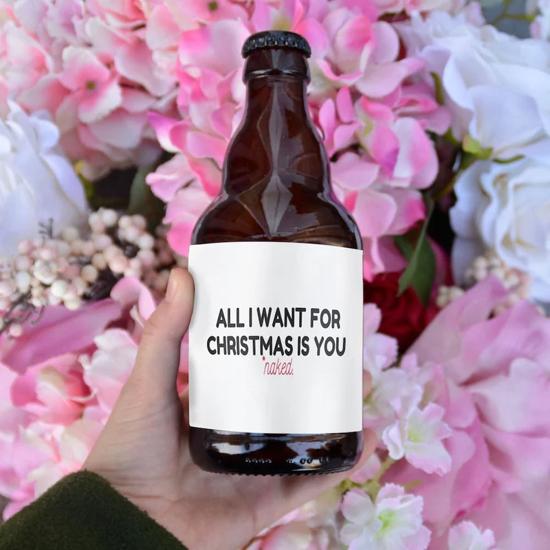 Bière all I want for Christmas is you naked
