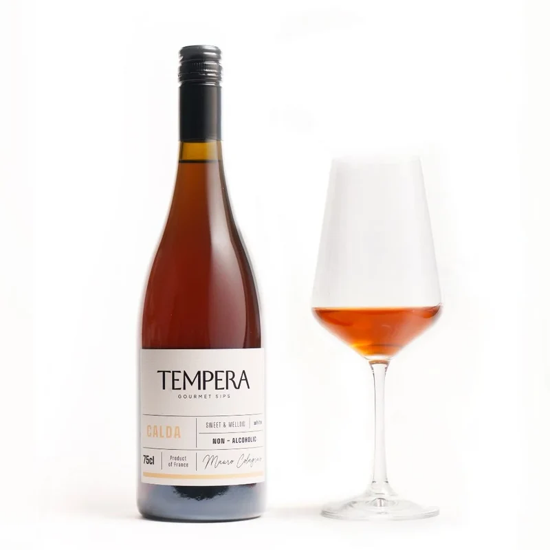 CALDA, la boisson ambrée sans alcool - Boisson gastronomique sans alcool de Tempera