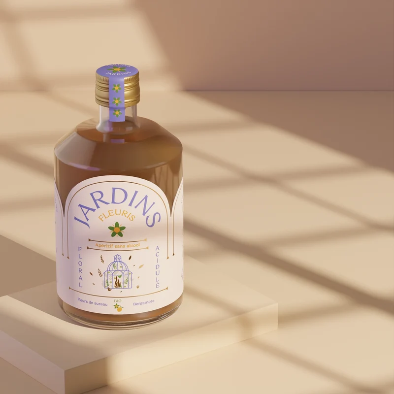 Jardins Fleuris - Fleurs de sureau & Bergamote - 70 cl