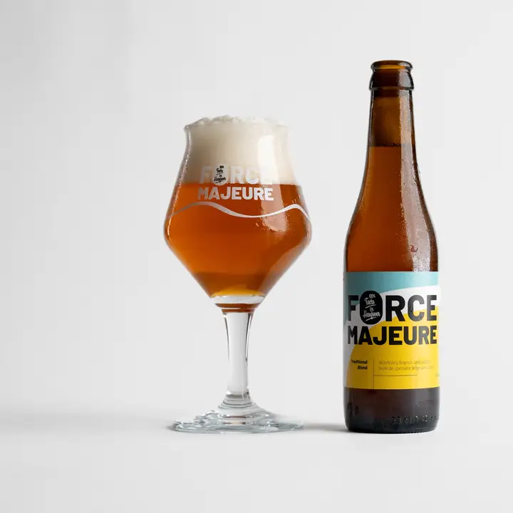 Bière blonde Force Majeure 0,5% sans alcool