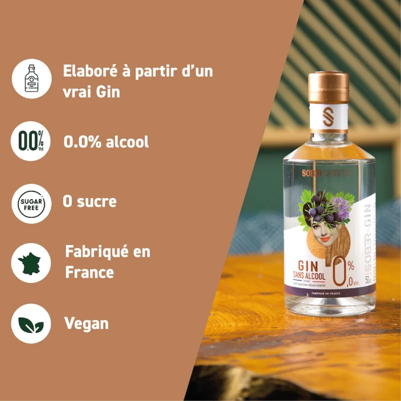 Sober Spirits G 0.0% - Alternative au Gin