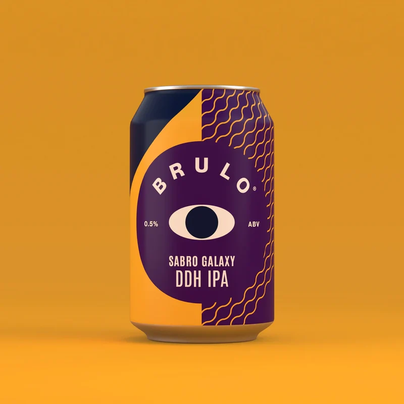 Bière Brulo Sabro Galaxy IPA sans alcool 0.5%