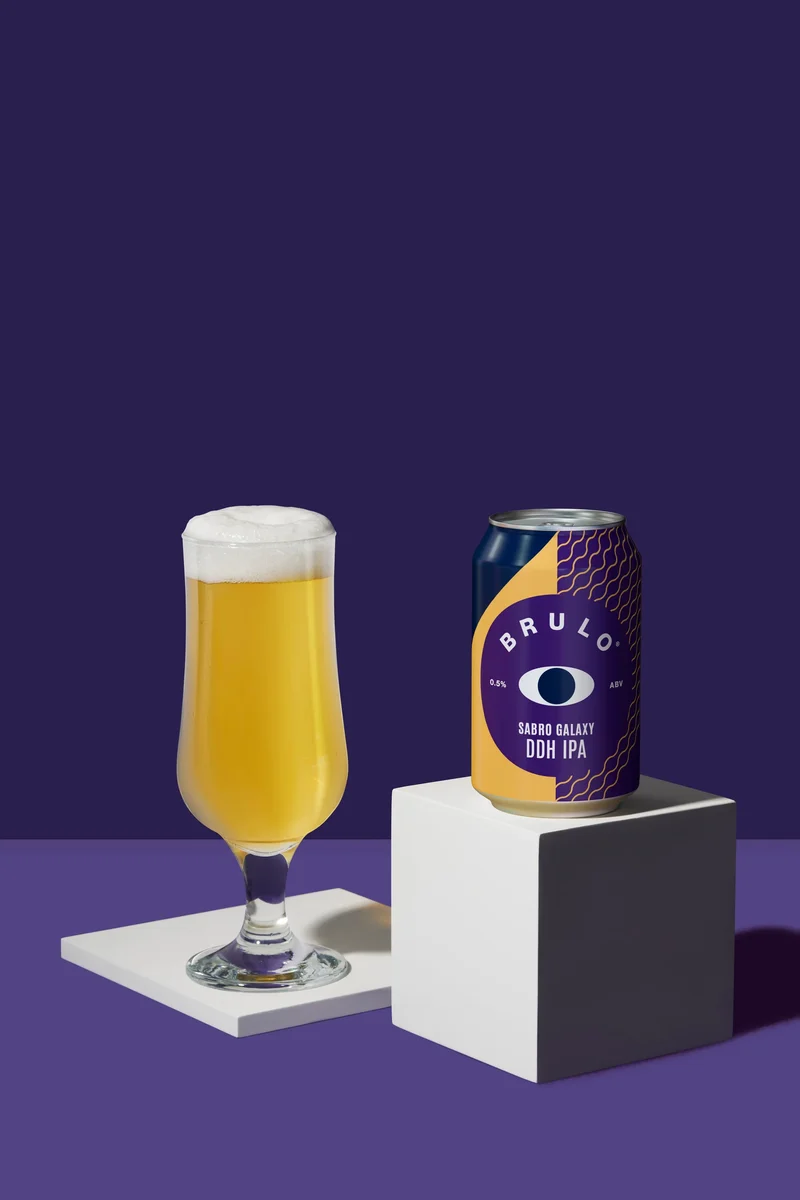 Bière Brulo Sabro Galaxy IPA sans alcool 0.5%