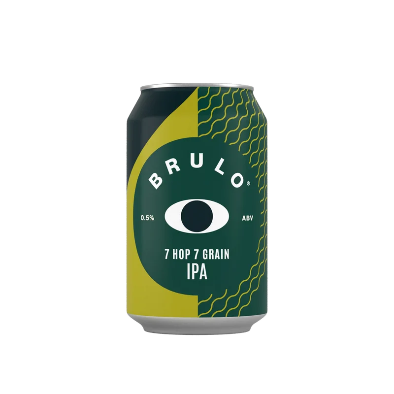 Bière Brulo 7 Hop 7 Grain IPA sans alcool 0.5%