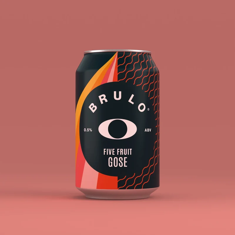 Bière Brulo 5 fruit Gose sans alcool 0.5%