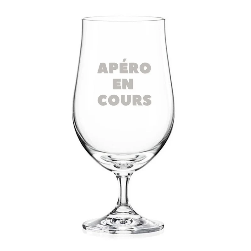 Verre à bière d'annonce de grossesse 100% personnalisée (texte, logo, image)