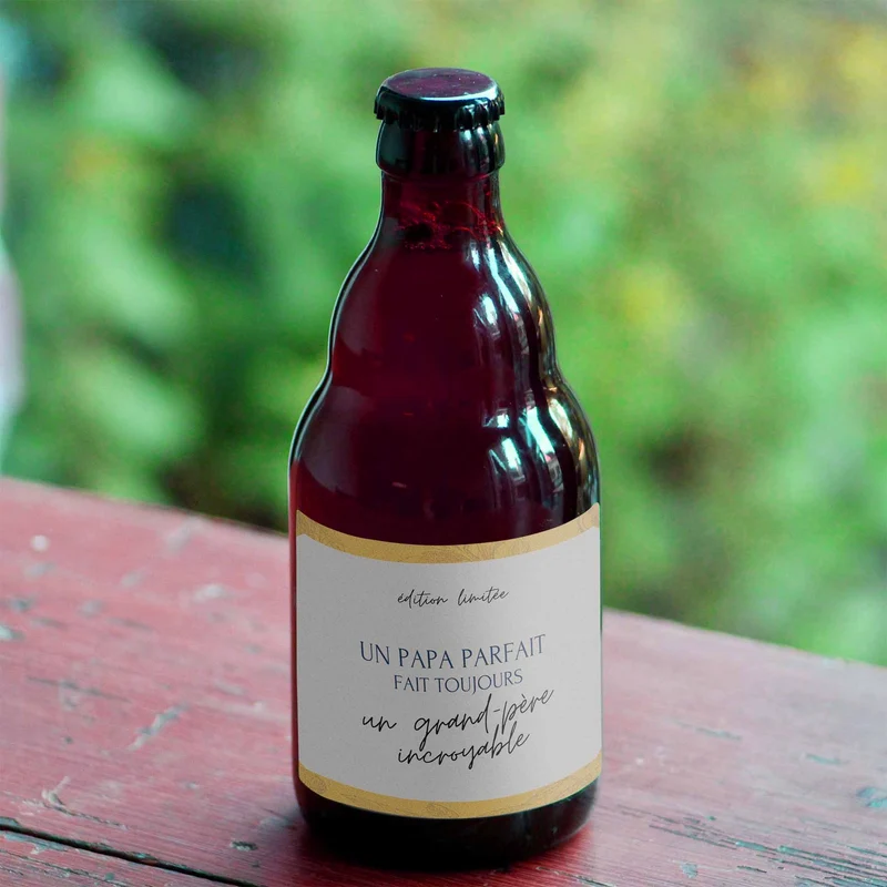 Cadeau annonce grossesse - Bière un papa parfait